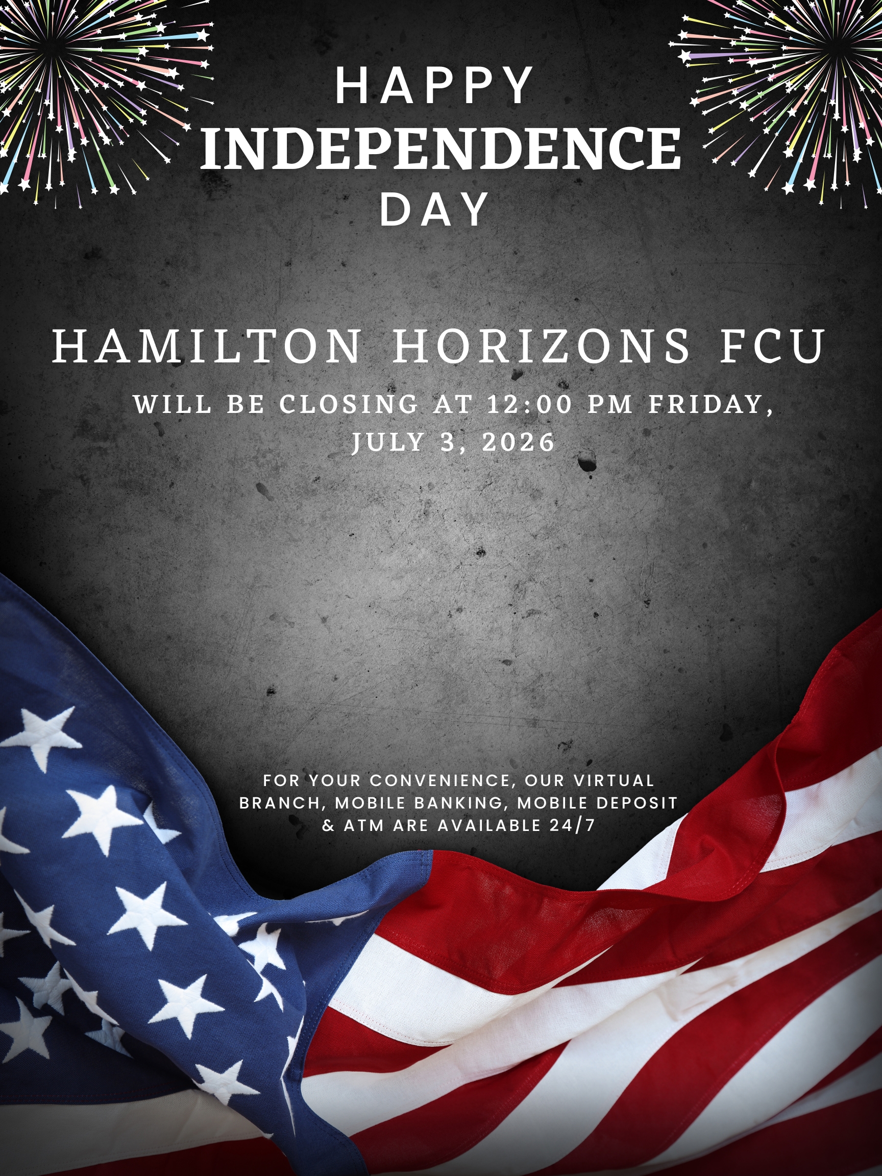 July 3rd Early Closing Noon
